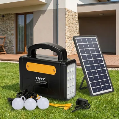 Сонячна станція Solar Power Light System AT-9006A з USB-зарядкою та сонячною панеллю