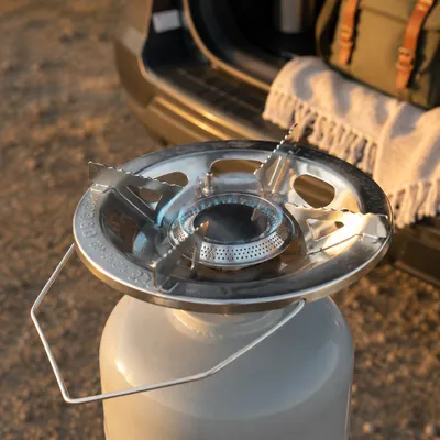 Туристичний газовий пальник МА82 для балонів 1,9–12 л, 2,5 кВт, нержавіючий корпус